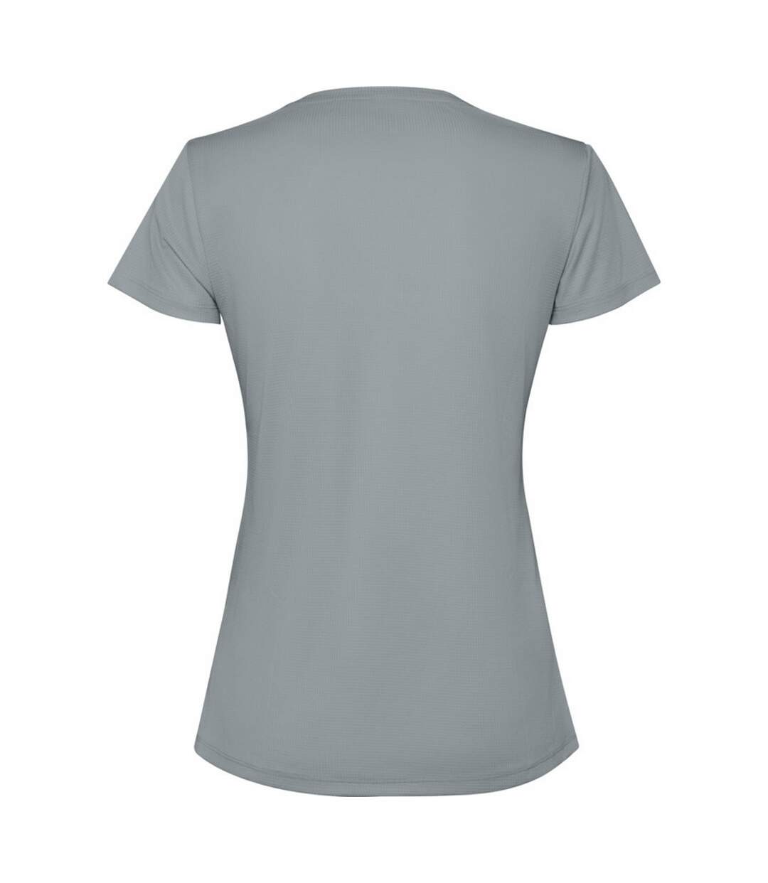 Womens/ladies Estoril Short-sleeved T-shirt Grey Roly-2
