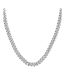 Mens Ion Plated Necklace One Size Silver Boss-2