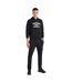 Mens logo hoodie black Umbro-4