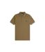 Polo Motif/style Double Pointe Homme Bleu Nuancé Fred Perry-2