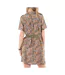 Robe à fleurs kaki femme kaporal colin-2
