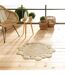 Tapis Déco Rond en Jute Cordou 90cm Naturel-5