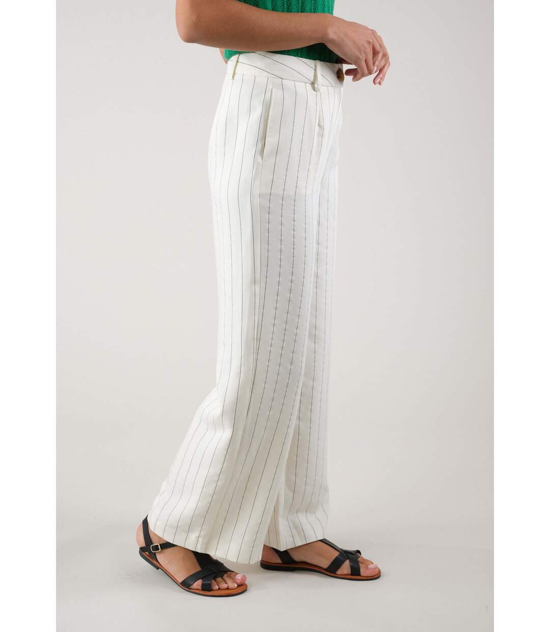 Pantalon habillé en viscose pour femme BEMINI-4
