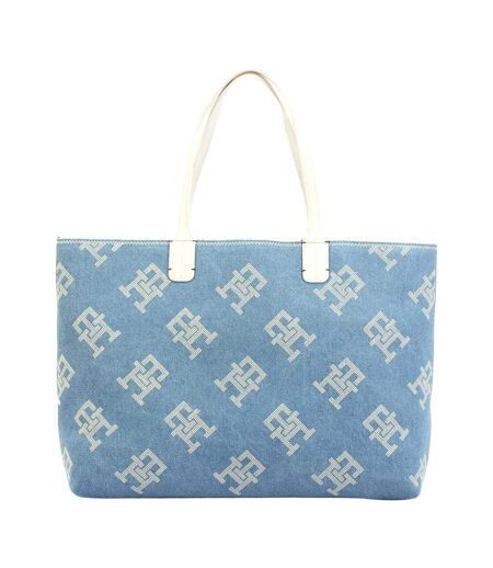 Sac À Main Motif/style Logo Répété Taille Unique Bleu Tommy Hilfiger