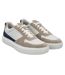 Mens u deiven leather trainers sand/white Geox-1