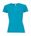 T-shirt Sporty Femme Turquoise Pâle SOLS-1