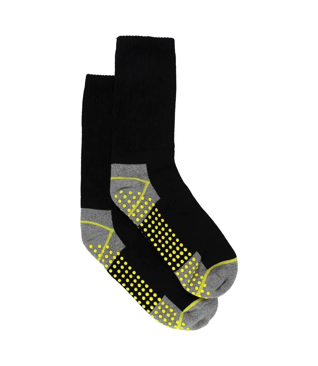 24 Pairs Mens Non Slip Grip Work Socks | Breathable Durable Boot Socks with Grips-4