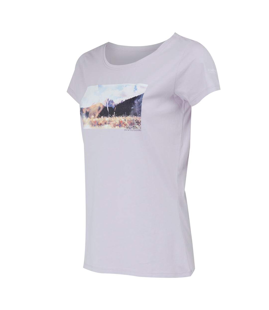 T-shirt Breezed Femme Lilas Pâle Regatta-4