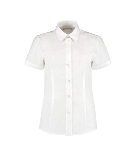 Kustom Kit Womens/Ladies Workforce Short-Sleeved Blouse (White) - UTRW10108