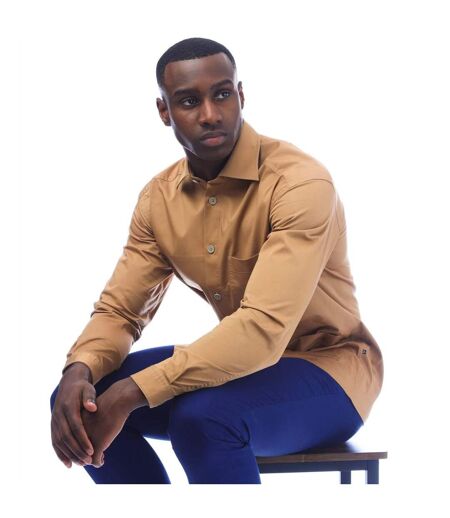 Mens p-cory multi pocket shirt beige Boss