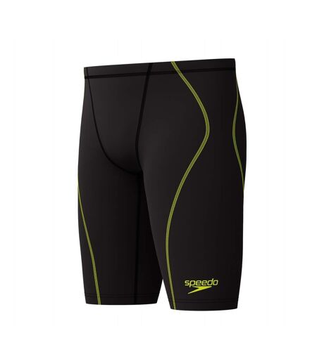 Mens Fastskin Hyperspark Stitched Jammer Shorts Black Speedo