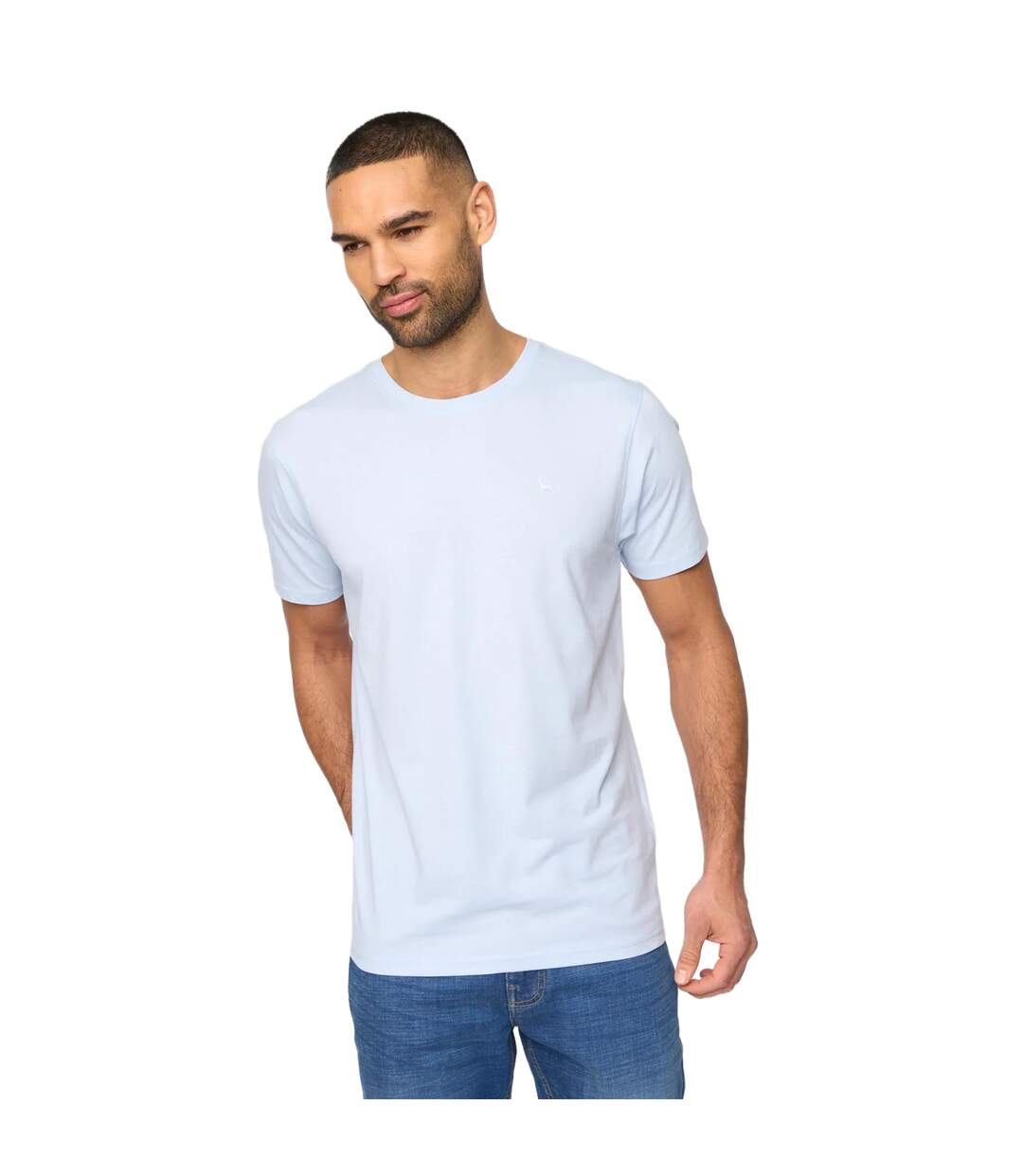 Pack of 5  Mens levine plain t-shirt  multicoloured Bewley & Ritch-4