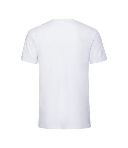 T-shirt Motif/style Uni Homme Blanc Russell Pure Organic