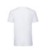 T-shirt Motif/style Uni Homme Blanc Russell Pure Organic-2