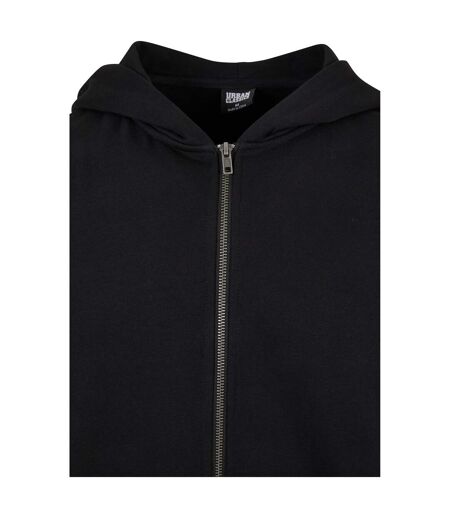 Mens 90´s Zipped Hooded Jacket Black Urban Classics