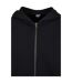 Mens 90´s Zipped Hooded Jacket Black Urban Classics-3