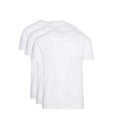Lot de 3 t-shirts blanc homme tommy hilfiger stretch