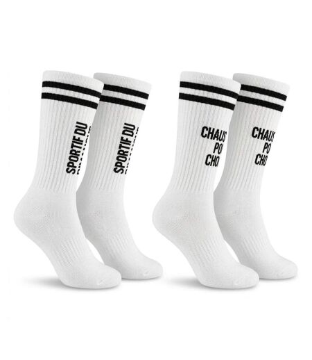 OZABI Chaussettes Homme Message Humoristiques Pack de 2 Paires