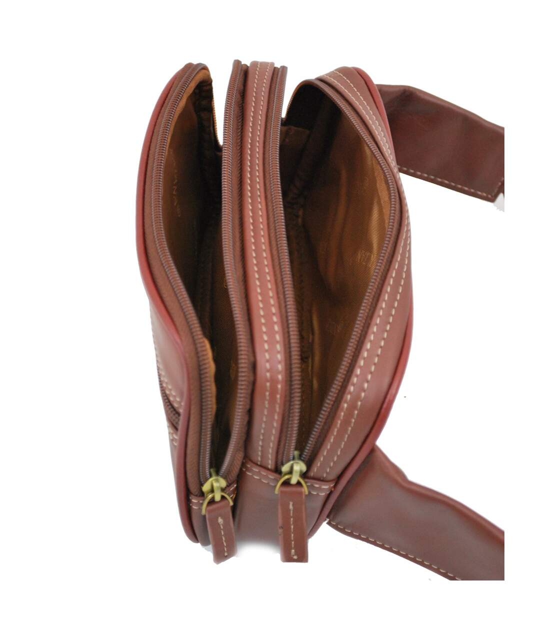 Katana - Sac ceinture en cuir - marron - 6355-4