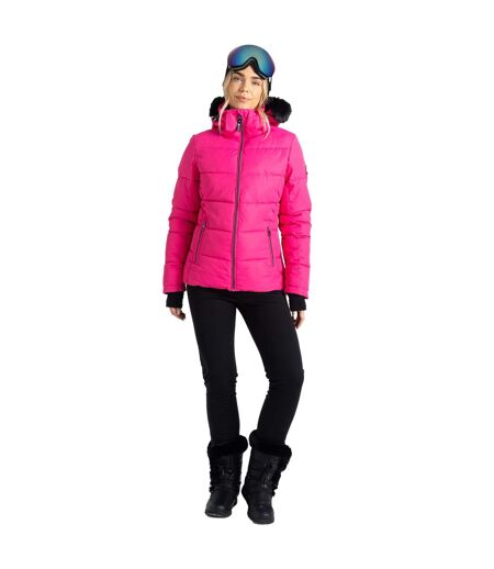 Blouson De Ski Glamourize Femme Rose Bonbon Dare 2B