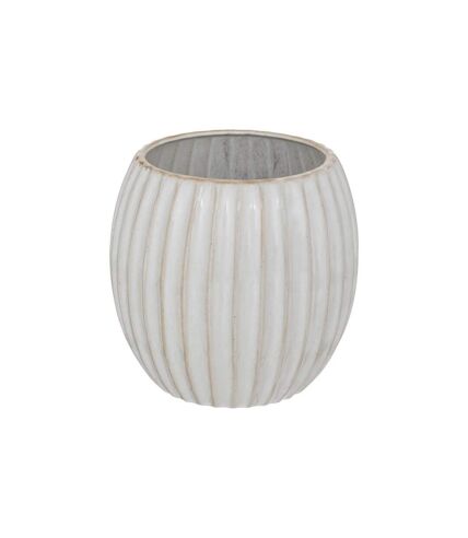 Cache-Pot en Céramique Café 19cm Beige