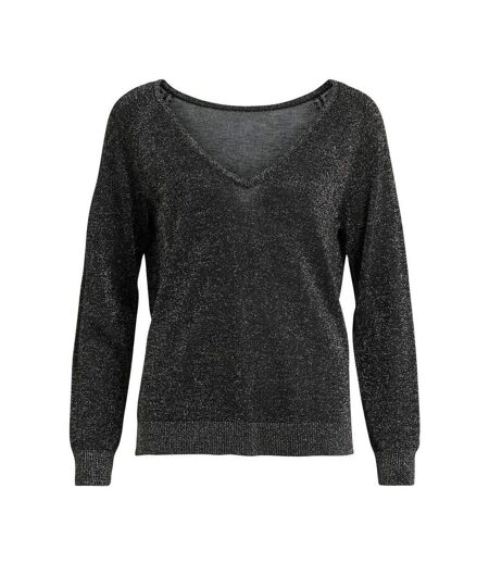 Pull Noir Femme Vila Klano - M