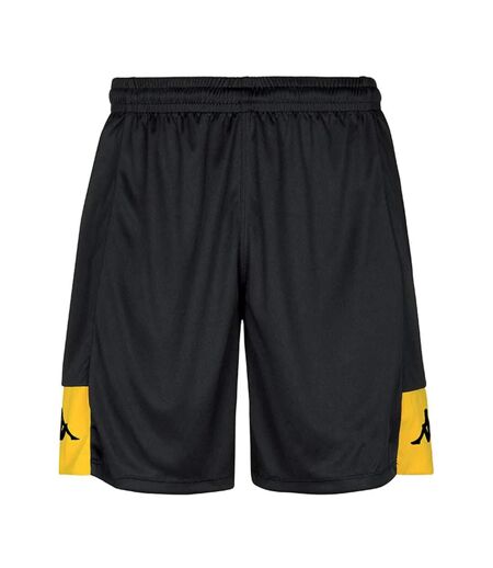 Short noir/jaune homme kappa daggo - l
