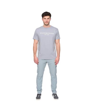 T-shirt Chamata Homme Bleu Acier Duck And Cover