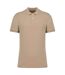 Mens pique polo shirt ivory Native Spirit