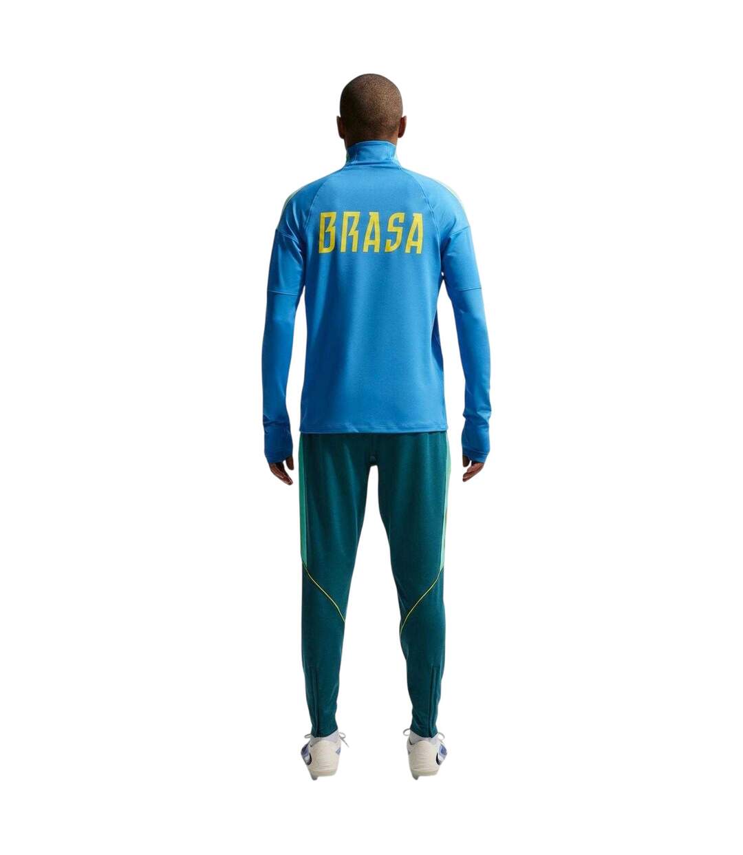 Haut D´entraînement Motif/style Brésil Homme Bleu Jaune Or Nike-3