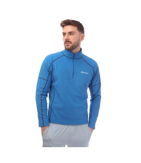Mens Cuerden Half Zip Fleece Top Blue Berghaus
