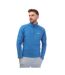 Mens Cuerden Half Zip Fleece Top Blue Berghaus-1