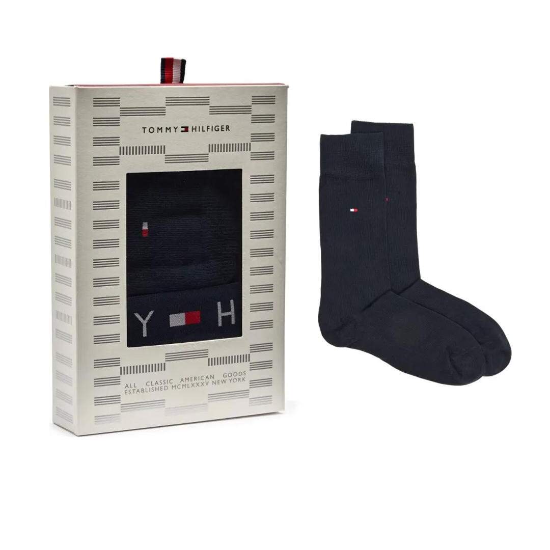 Coffret Boxer + Chaussettes Marine Homme Tommy Hilfiger Trunk - L-2