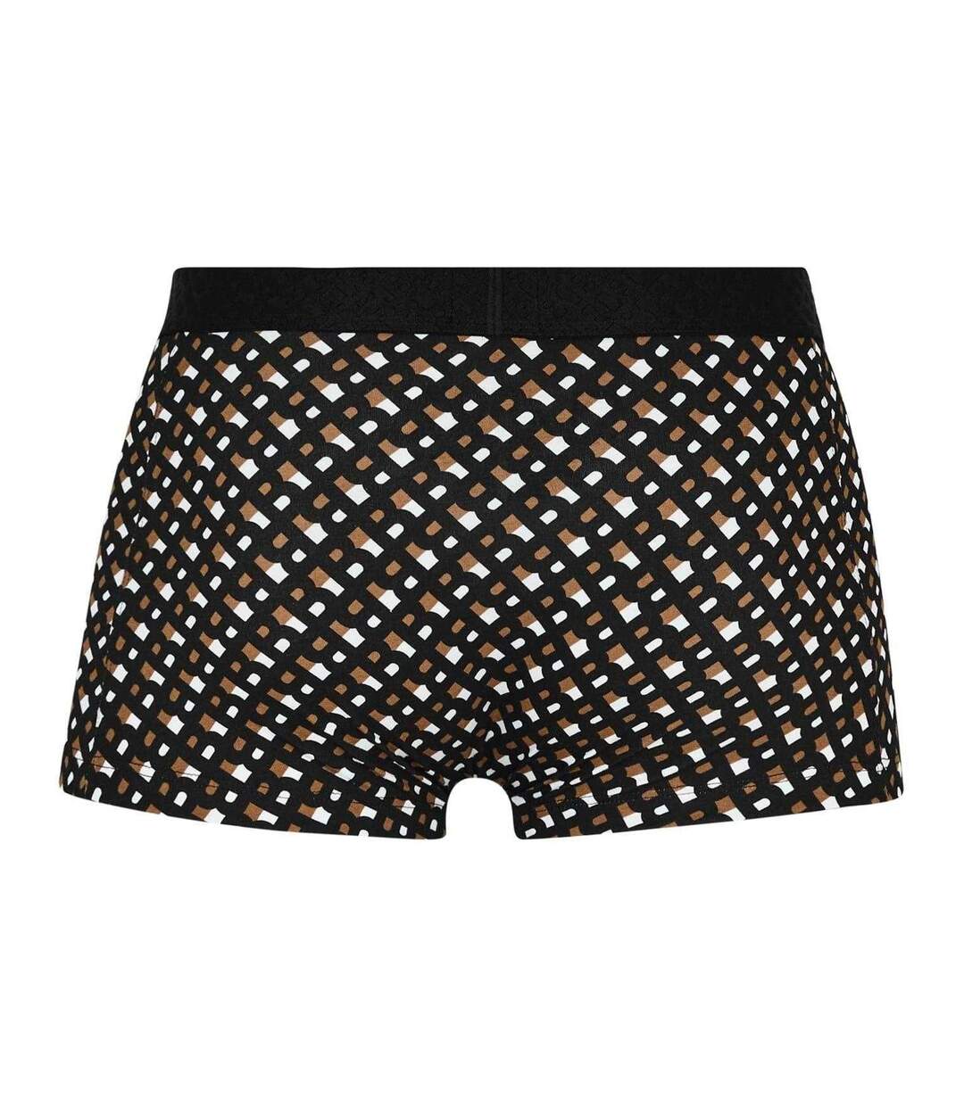 Pack Of 3  Mens Monogram Elasticated Boxer Shorts  Multicoloured Boss-2
