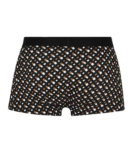 Pack Of 3  Mens Monogram Elasticated Boxer Shorts  Multicoloured Boss