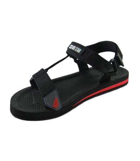 Sandales Motif/style Logo Femme Noir Big Star