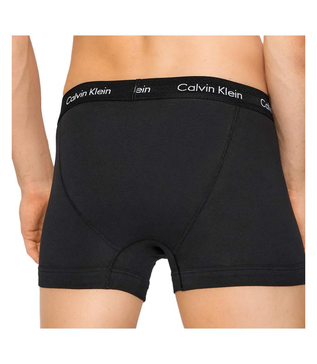 x3 boxers noirs homme calvin klein jeans u2662g - l-3