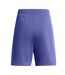 Womens/ladies Fleece Logo Boyfriend Shorts Purple Under Armour-3