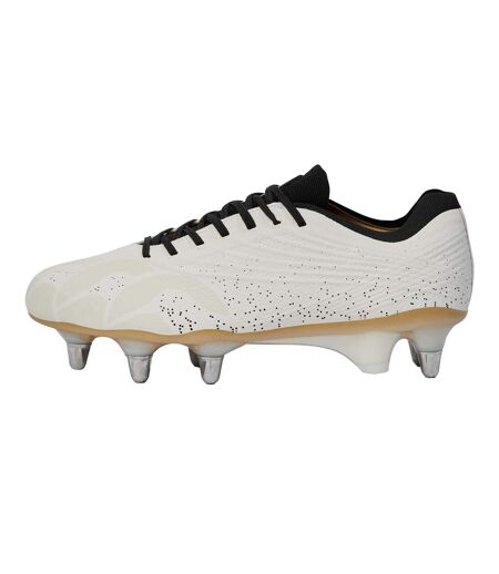 Unisex Adult Stampede Groundbreak Elite Soft Ground Rugby Boots White Canterbury