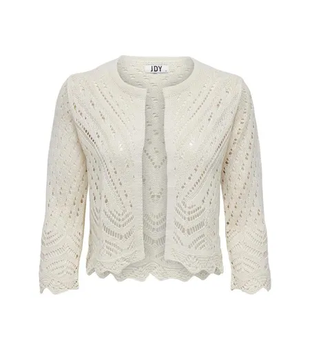 Cardigan ecru femmejdy sun 3/4 cropped