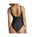 Maillot de bain dos noir adidas en u sportswear-2