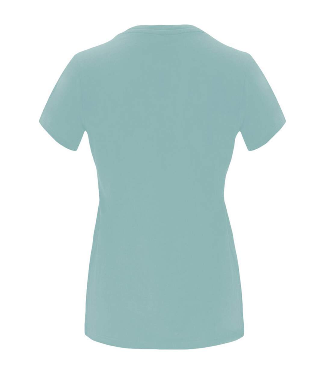 Womens/ladies capri short-sleeved t-shirt washed blue Roly-2