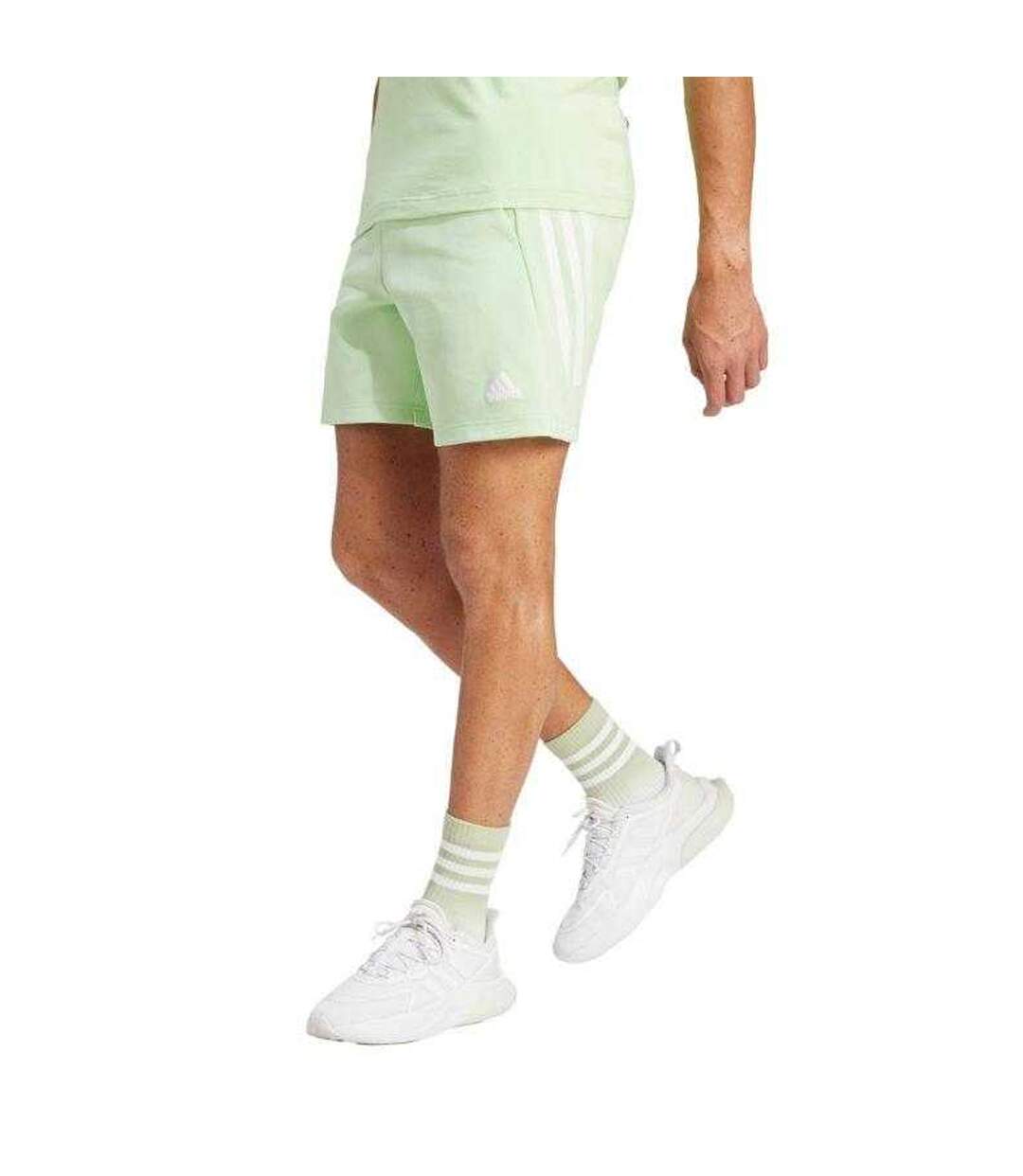 Short Style À Rayures Future Icons Homme Vert Adidas-1