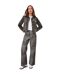 Jean Soleil Femme Gris Imprimé Léopard Threadbare-1