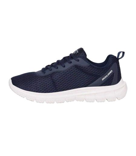 Mens Mesh Lace Up Trainers Navy Blazer Jack And Jones