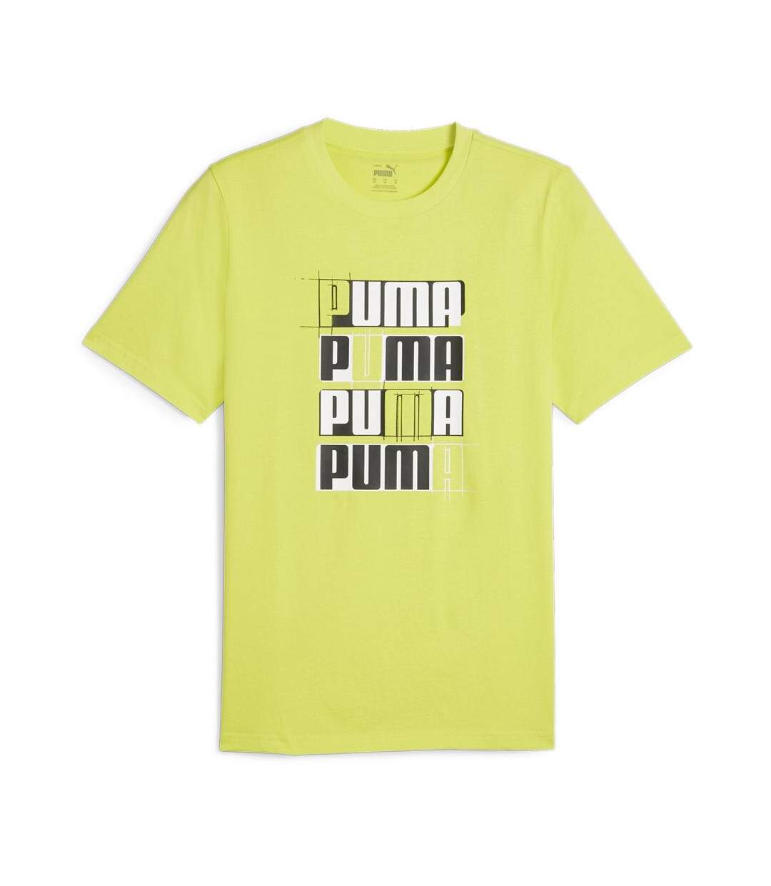 T-shirt vert homme puma ess+ logo lab - m-1