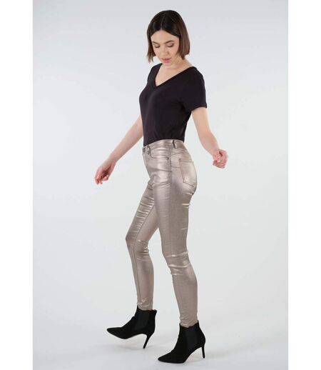 Pantalon en toile enduite LYSIE