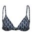 Haut De Maillot De Bain Femme Bleu Blanc Hugo-1