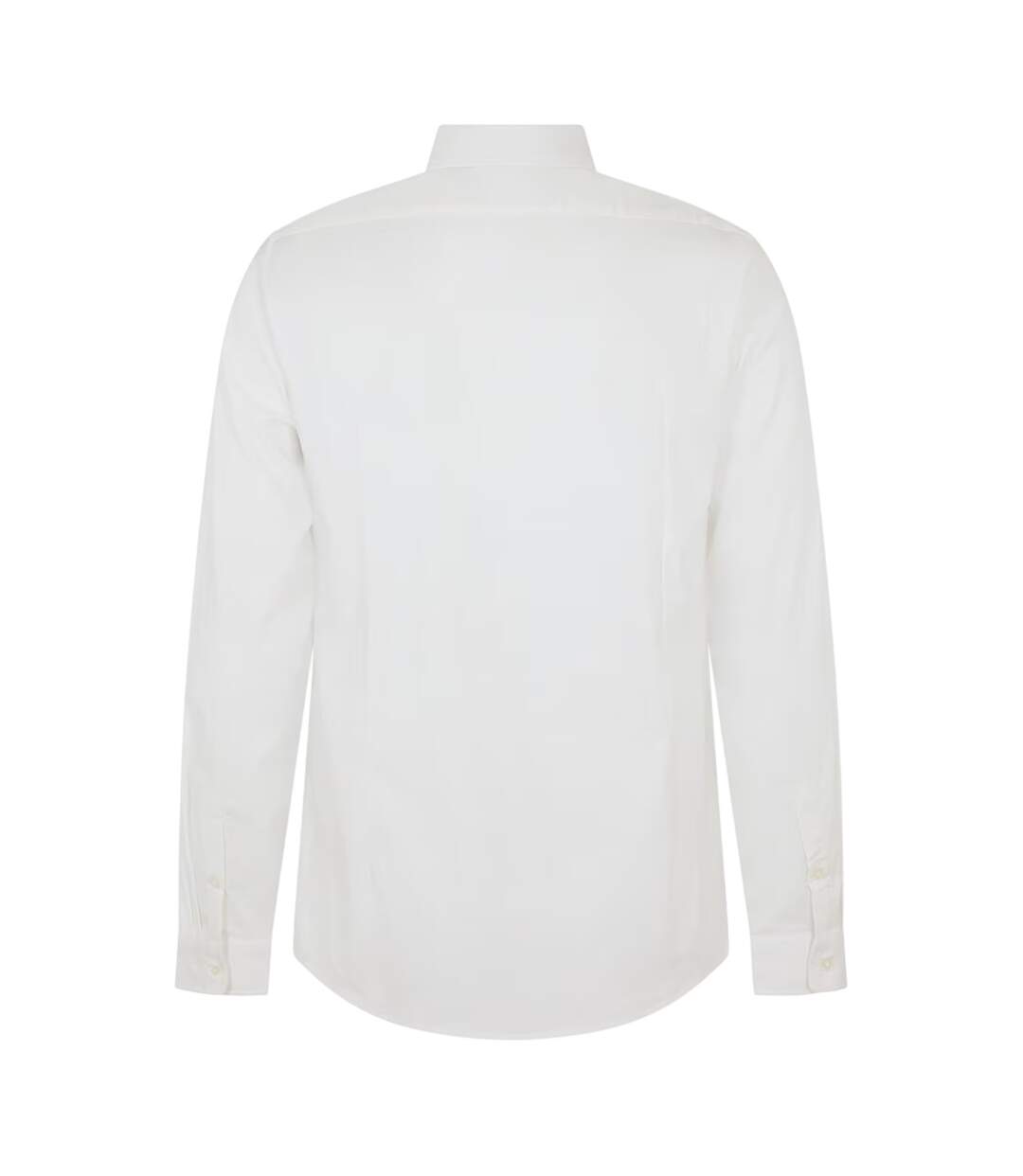 Mens Salvator Collared Long-sleeved Shirt White Criminal Damage-2