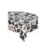 Nappe de Table Imprimée Twisted Lime 150x250cm Noir & Blanc-1